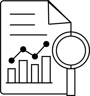 Data Analytics Icon of Enneaagon a Digital Marketing Agency in Bangladesh