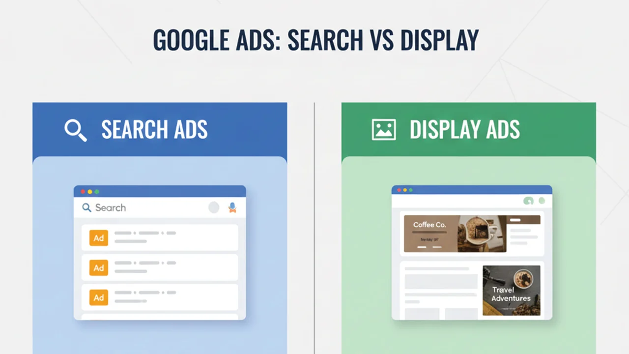 Google Search Ads vs Display Ads