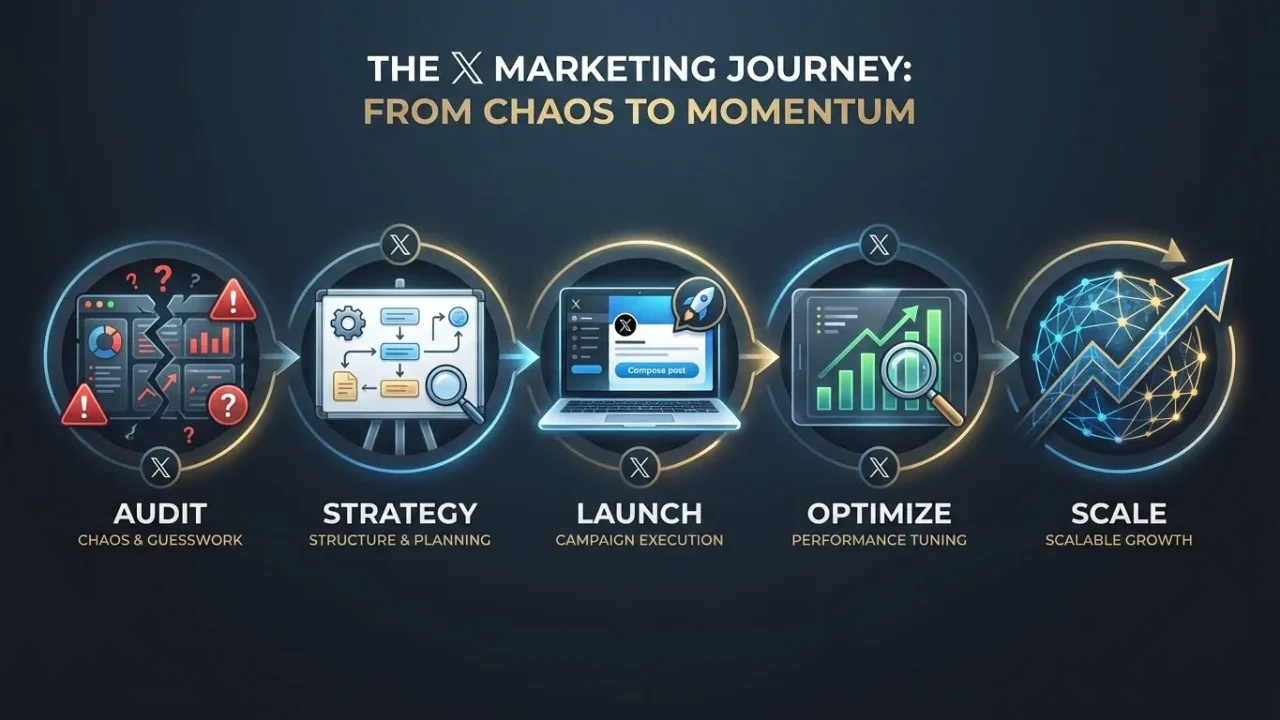 How Our X (Twitter) Marketing Process Works