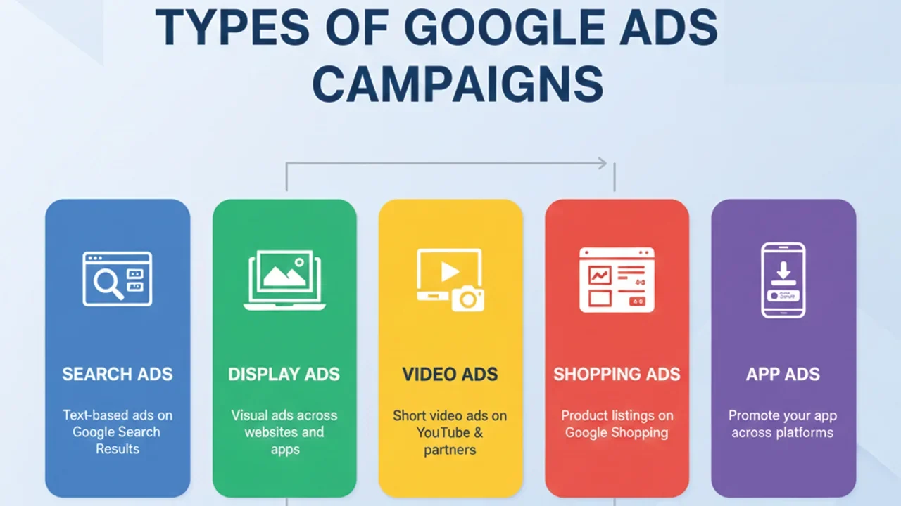 Types of Google Ads Campaigns