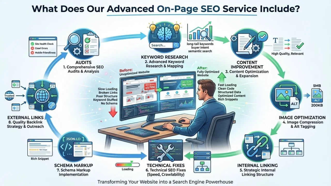 What Does Our Advanced On-Page SEO Service Include