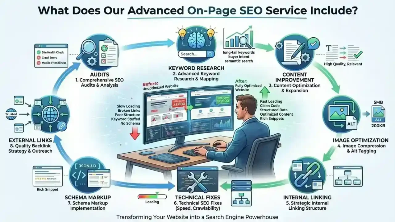 What Does Our Advanced On-Page SEO Service Include